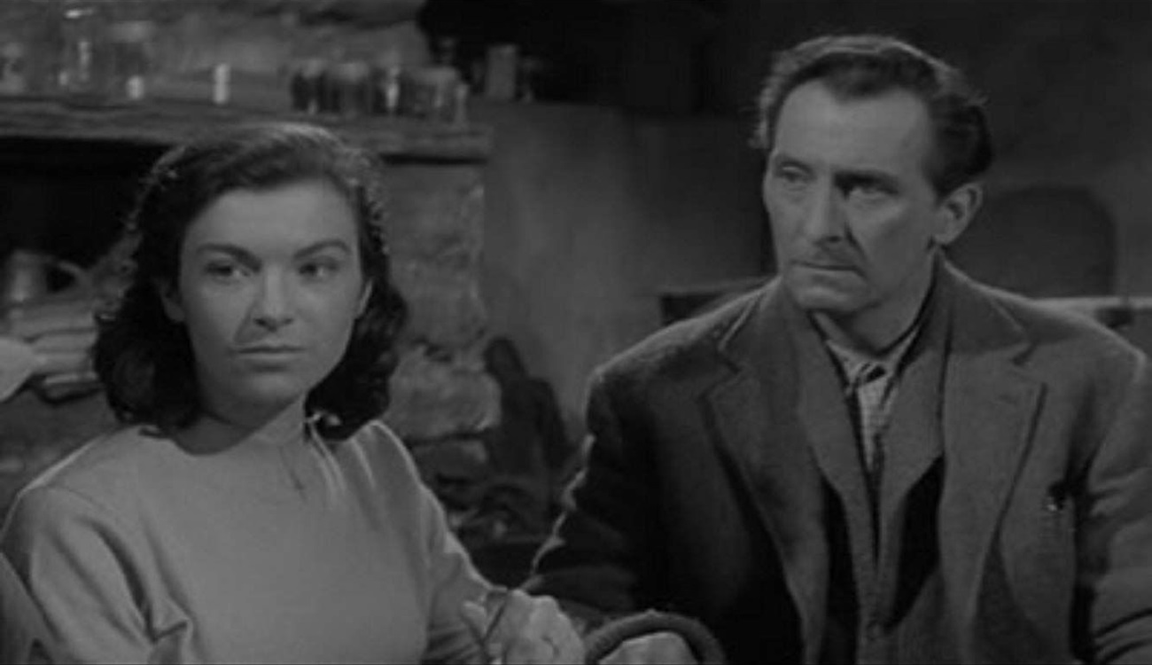 Screenshot - Maureen Connell and Peter Cushing in The Abominable Snowman of the Himalayas (1957)